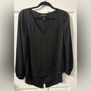 White House Black Market Black Blouse‎ 4
